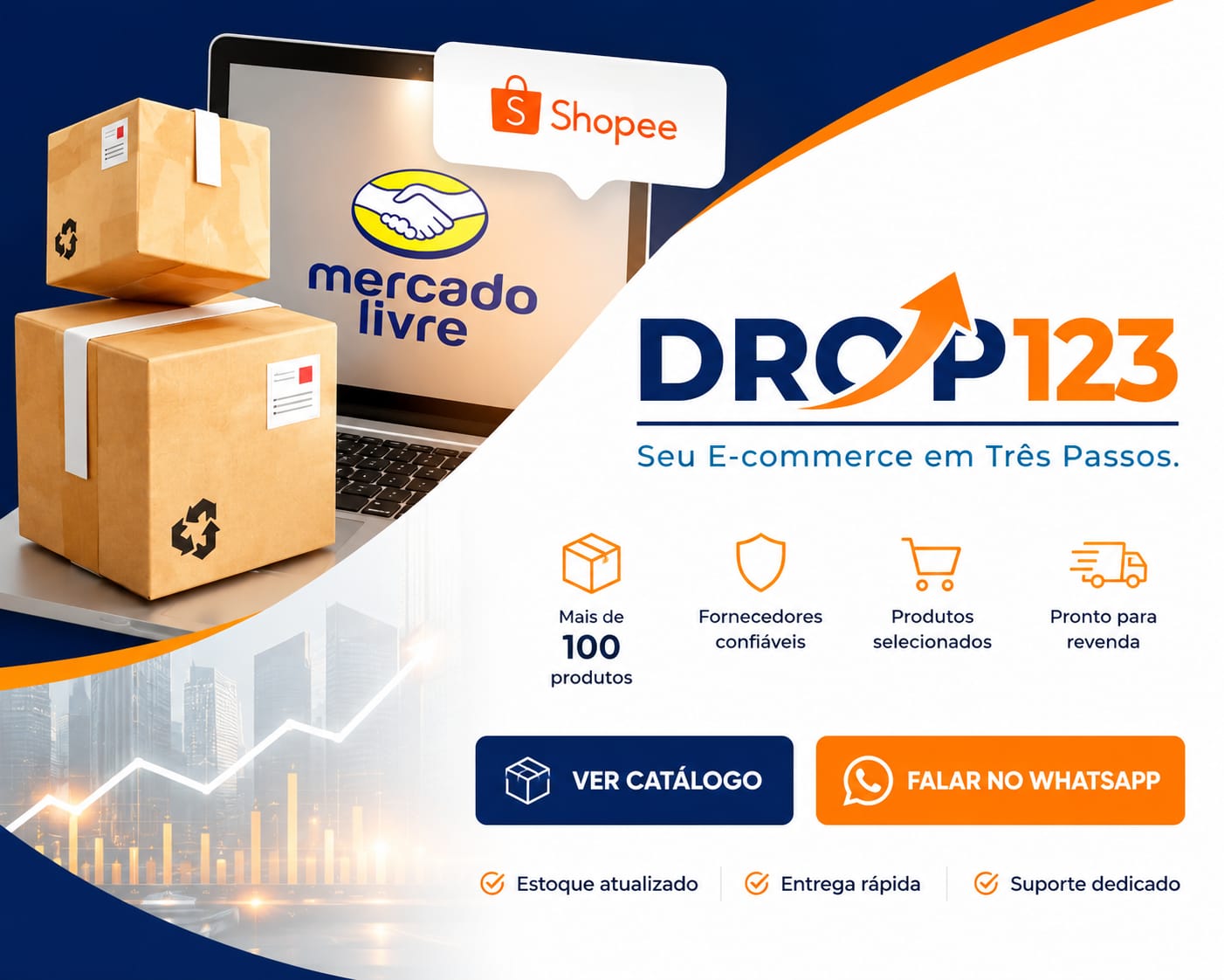 Drop123 - Seu E-commerce em Três Passos